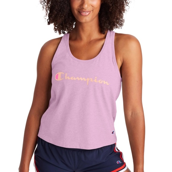 *SET* of Champion Size S Women’s Racerback Logo Tank Tops - Picture 14 of 14